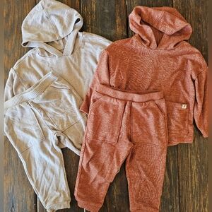 2 Easy Peasy Soft Knit Long Sleeve Sets Infant Size 12mo